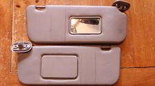2003-2008 Toyota Corollamatrix Driver Passenger Side Sun Visor Pair Tan Vinyl 2003-2008 Toyota Corollamatrix Driver Passenger Side Sun Visor Pair Tan Vinyl