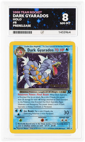 Dark Gyarados (Unlimited) graded ACE 8 for sale on eBay