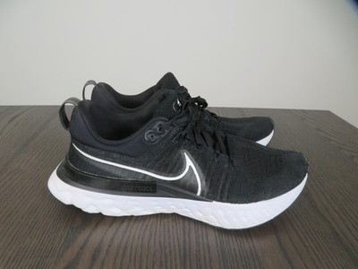Nike React Infinity Run Flyknit 2 Shoes Mens Size 9.5 Black Sneakers CT2357-002