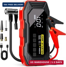 Jump Starter with Air Compressor 4000A Portable Car Battery Jump Starter All Ga