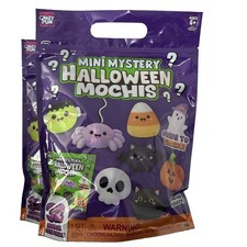Brand New  Crazy Fun 32 Mini Halloween Mystery Mochis Squishy Bags Fast Ship