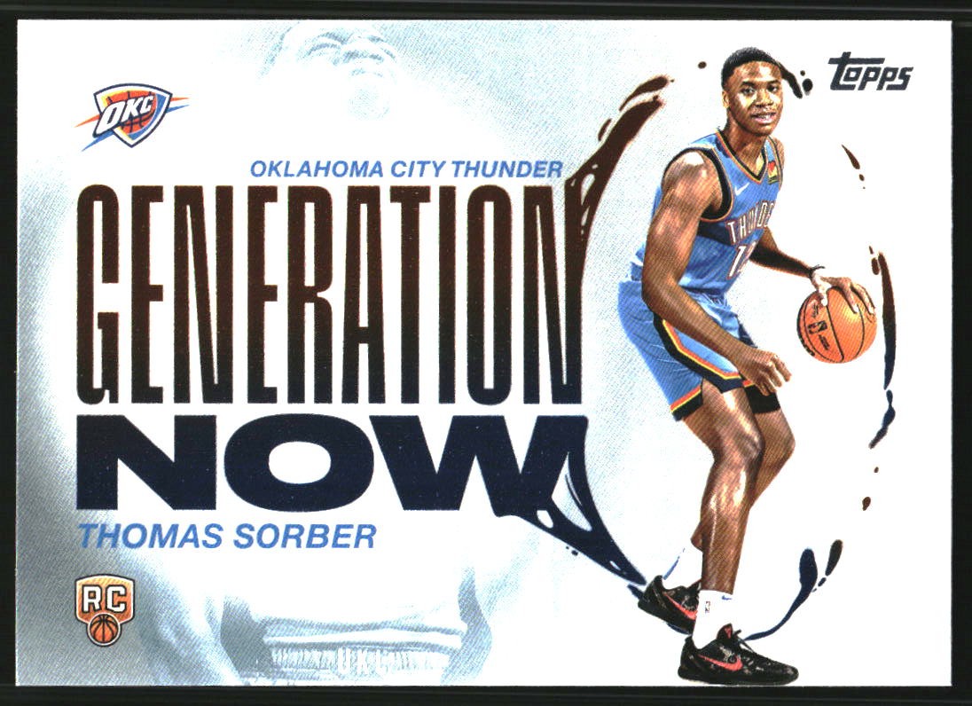 2025-26 Topps Generation Now #GN15 Thomas Sorber - BSK