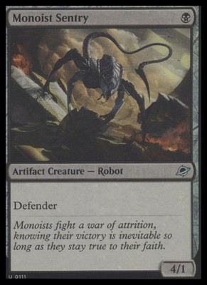 Monoist Sentry #111 Foil Uncommon NM MTG Edge of Eternities