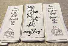 Kitchen Towels Set Of Three 3 New Love Mom