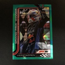 2025 Topps Chrome Formula 1 F1 Max Verstappen Teal Refractor Refractor /299
