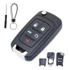 Key Fob Case Cover Replacement Fits for Chevy Cruze Camaro Impala Equinox GMC