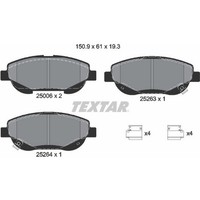 Textar 2500601 Bremsbelagsatz FüR Toyota Verso Avensis Van T27 R2