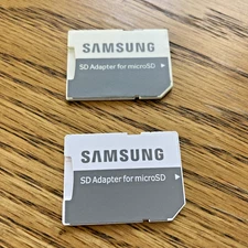 Samsung EVO SD Adapter For MicroSD Lot of 2