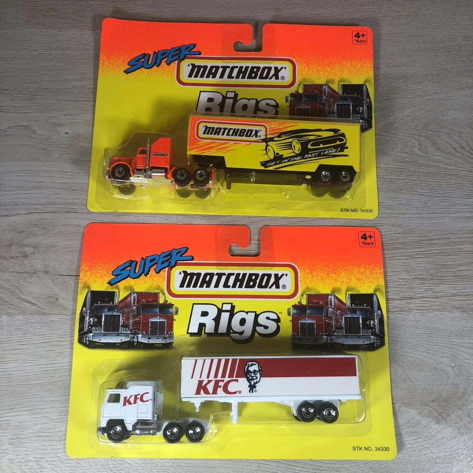 RARE Lot of 12 MATCHBOX SUPER RIGS Semi Trucks Diecast Assorted Advertising NEW! - Image 2 of 4