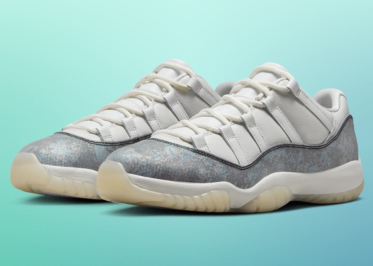 Size 15 - Air Jordan 11 Retro Low Light Bone Snakeskin for sale