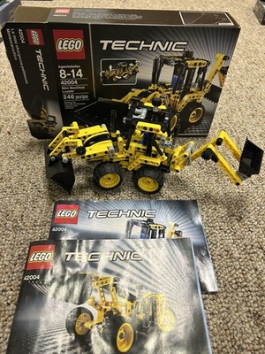 Lego Technic 42004 Mini Backhoe Loader - Boxed With Instructions