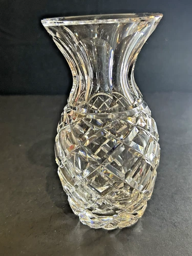 Waterford Crystal 4" Violet Posy Bud Vase Small Clear Elegant Vintage Signed