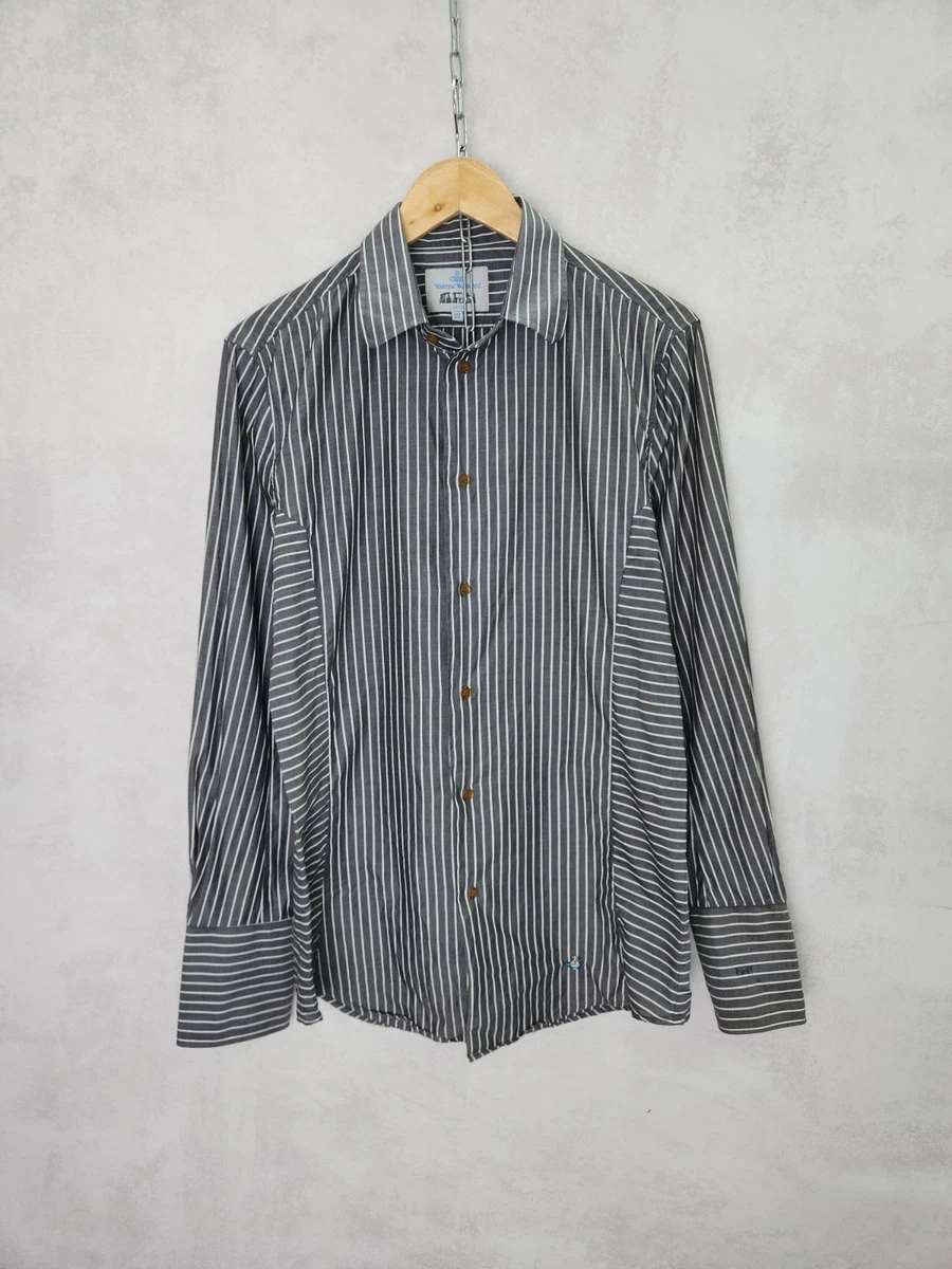 Vivienne Westwood Striped Regular Size Casual Button-Down Shirts