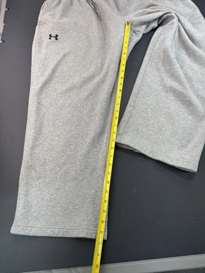 Pantalones deportivos Under Armour ColdGear calce holgado 3XL gris forrados de vellón gimnasio atletismo Foto 3 de 4