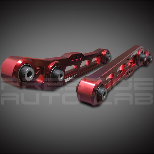 Juego de brazos de control inferior trasero TruHart rojo para Honda CRX 1988-1991 CR-X CIVIC - Imagen 5 de 6