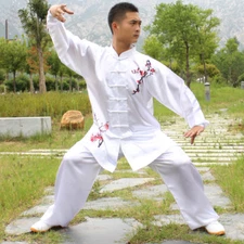 Tai Chi Performance Clothing Long Sleeve KungFu Wushu TaiChi Uniform Man Woman
