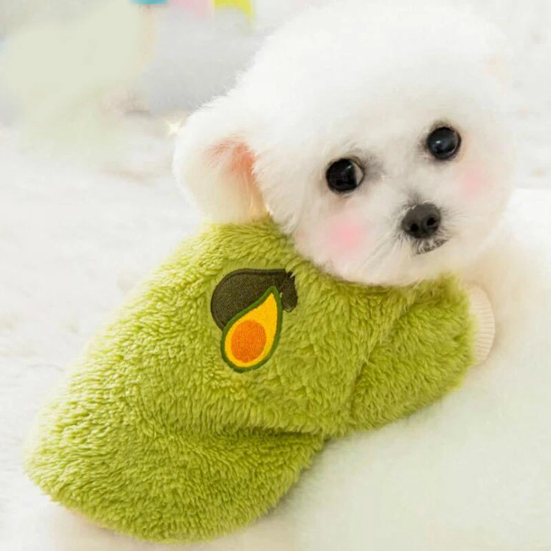 Pet Dog Warm Coral Flannel Vest Puppy Small Cat Chihuahua Coats Clothes Wint 」 - Image 4 of 4