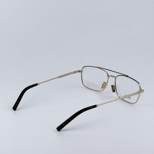 Dior Men Eyeglasses Metal Shiny Clear Gold Geometric DM50057U 032 BRAND NEW - Picture 5 of 9