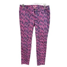 Lilly Pulitzer Kelly Skinny Ankle Pant Mandevilla Slathouse Stripe 0 AK46