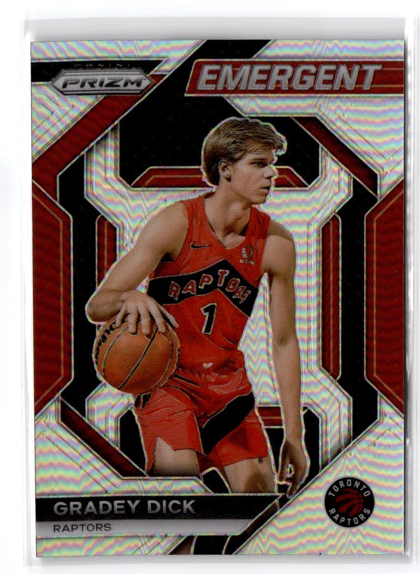 2023-24 Panini Prizm #22 Gradey Dick Emergent Prizms Silver