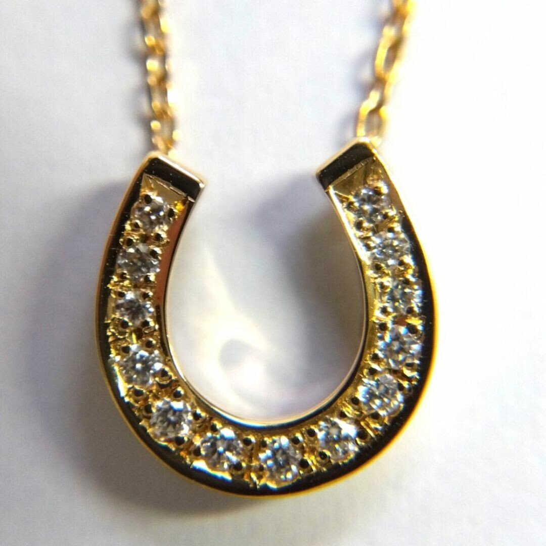Vendome Aoyama K18YG Yellow Gold 13P diamond necklace Vendome Aoyama K18YG Yellow Gold 13P diamond necklace