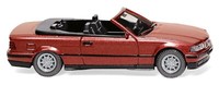 Wiking 019401 Bmw 325I Cabrio - Weinrot-Metallic 1:87 Neu OVP--