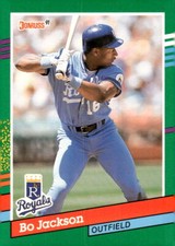 1991 Donruss #632a Bo Jackson - Kansas City Royals