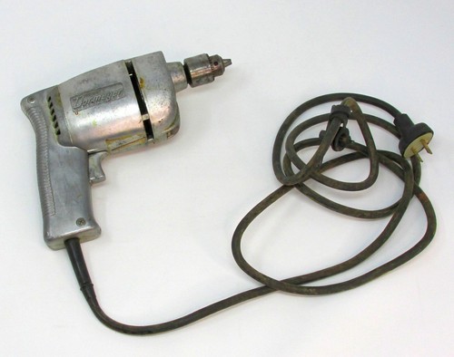 Dormeyer Electric Drill Model 210 w\ Metal Case Vintage Matched-Craft Power Tool - Picture 3 of 9