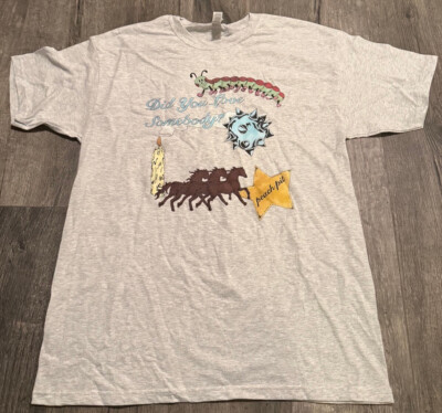 PEACH PIT (Band) Did You Love Somebody? Official Tour Shirt Large Red Rocks Gray