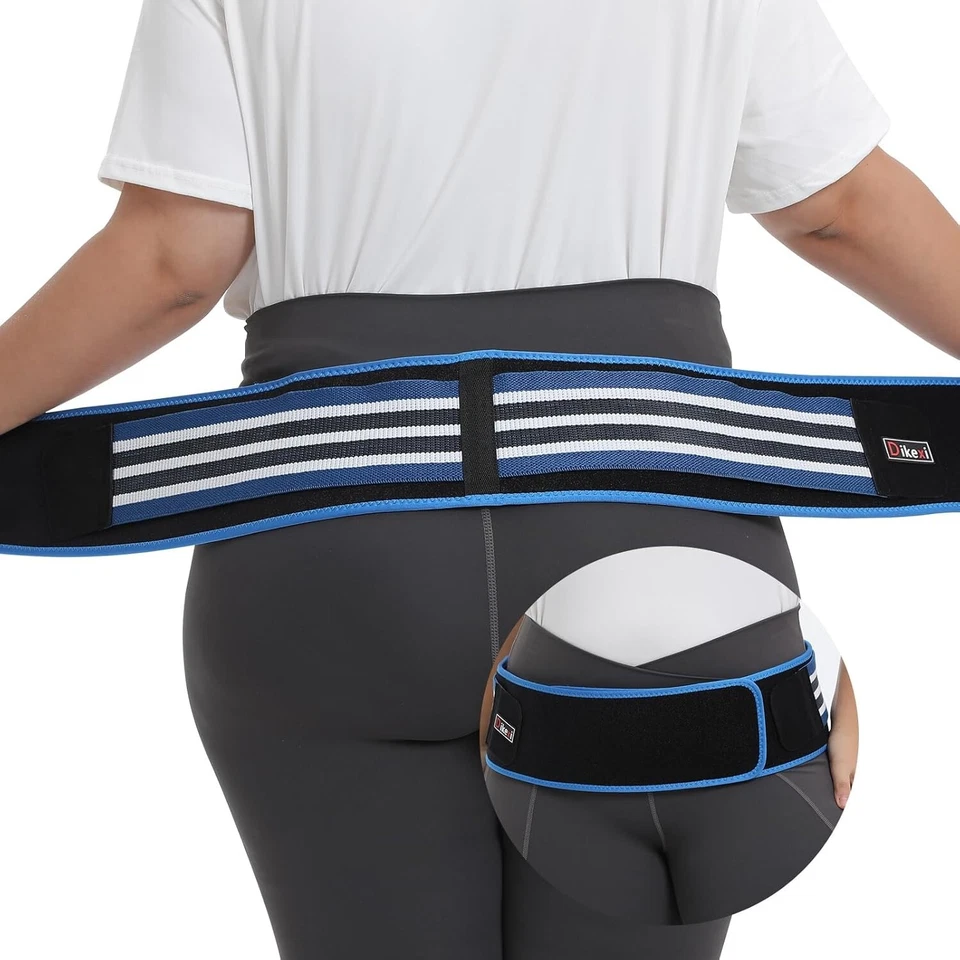 Sacroiliac Hip Belt Adjustable Support for Sciatica Back Pain Pelvic Girdle XL - Image 3 of 4