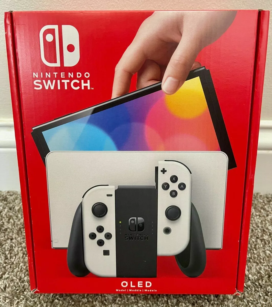 Nintendo Switch – OLED Model w/ White Joy-Con