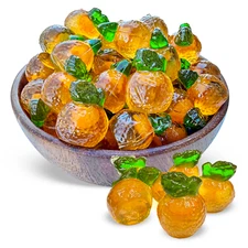 Orange Fruit Filled Gummy Soft Gummy Juicy Candies Weight 8oz TO 5lb