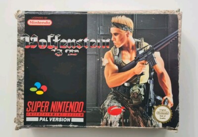Wolfenstein 3D (SNES) Nintendo OVP cib Pal