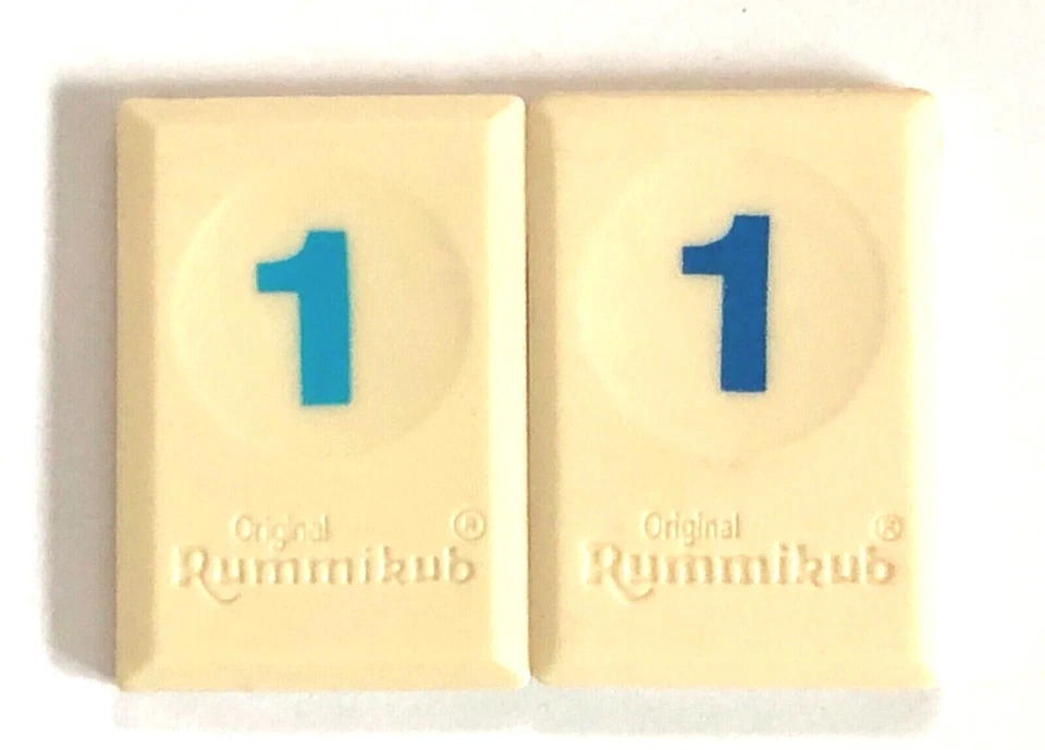 Azulejos Rummikub individuales grabados traseros piezas de juego de repuesto - tú eliges  Foto 3 de 3