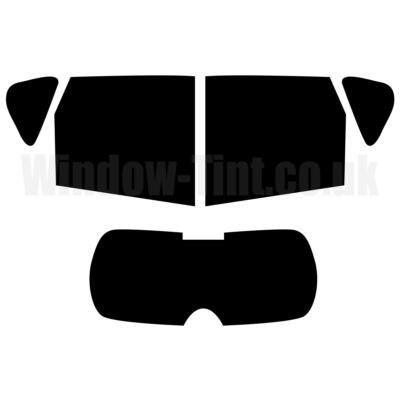 Pre Cut Window Tint for Toyota Auris 5-door Hatchback 2012+ 5% Limo Black Rear