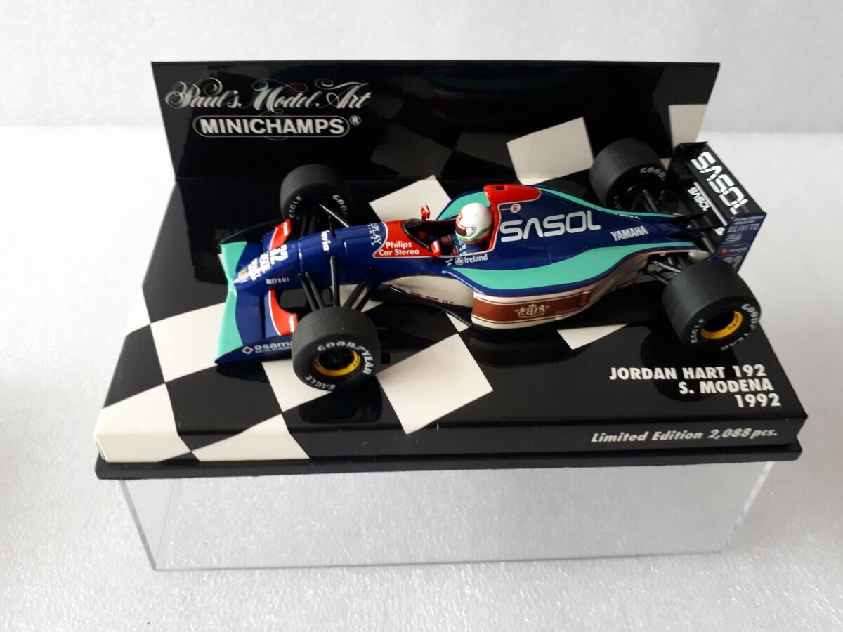 ミニカー MINICHAMPS Jordan 192 M. Gugelmin 1992 MINICHAMPS 1/43 JORDAN HART 192 M. GUGELMIN 1992 | eBay