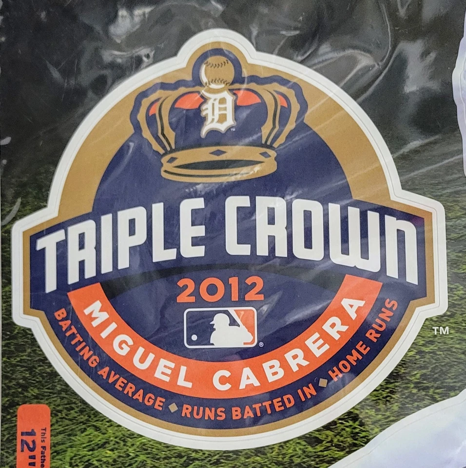 Miguel Cabrera 2012 Detroit Tigers Fathead Wall Decal Triple Crown Miggy NEW - Image 3 of 4
