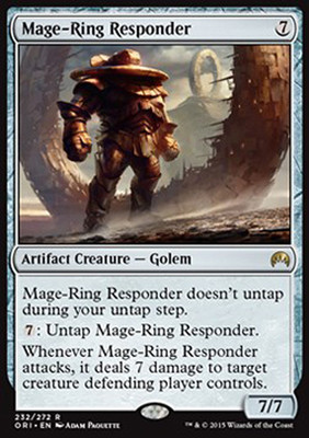 MTG MAGE-RING RESPONDER - MAGIC RING BESCHÜTZER - GOLD - MAGIC