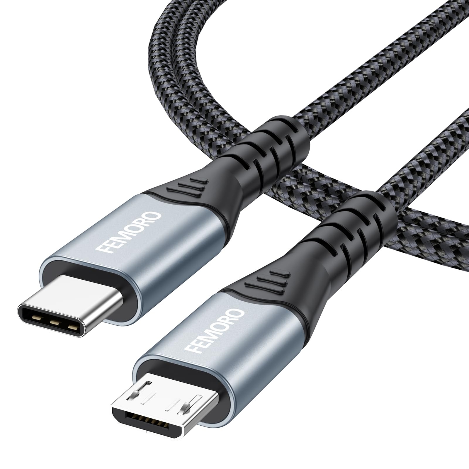 Usb C To Micro Usb Cable 3 Ft Micro Usb To Usb C Adapter Cable Braided Usbc Type-image