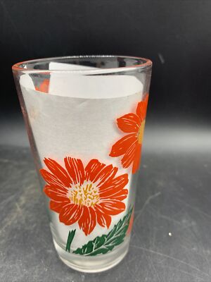 Mexican Sunflower Peanut Butter Glass Glasses Drinking Kitchen Boscul