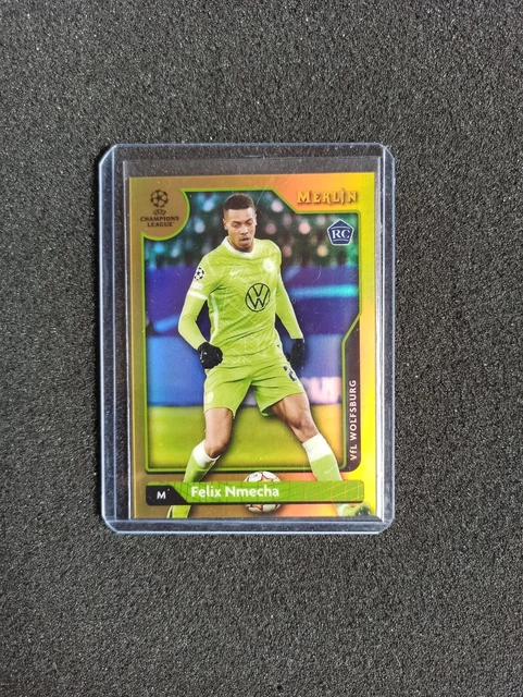 Felix Nmecha 2021-22 Topps Merlin UCL #146 Gold Refractor /50 RC Rookie