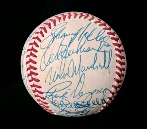 1988 WS Champion Dodgers Signed Baseball. Sutton, Lasorda, Hershiser (MVP). JSA - Picture 2 of 7