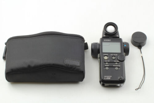 "Exc+5 w/Case" Sekonic L-558 Dual Master 558 Digital Light Meter From JAPAN - Picture 1 of 8
