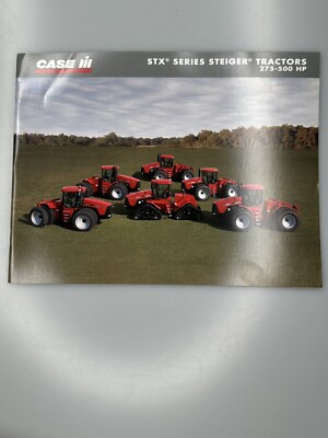 CASE IH STX SERIES STEIGER TRACTORS 275-500 HP  2002 Sales Brochure