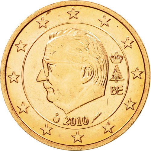 [#584243] Belgien, Euro Cent, 2010, UNZ, Copper Plated Steel, KM:274 - Bild 1 von 2