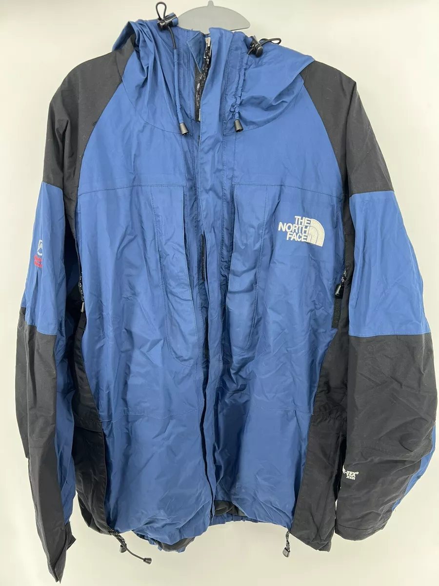 Vtg The North Face Summit Series Gore-Tex Mountain Shell Jacket Blue Sz XL