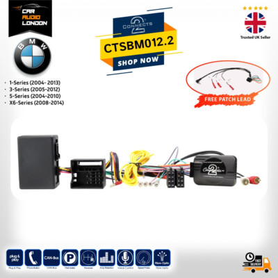 CTSBM012.2 Factory Amp Retention & Lenkrad Interface für BMW X6, 1/3/5