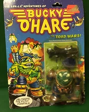 1990  The S.PA.C.E. Adventures Of Bucky O’Hare” Toad Air Marshall” NIC By Hasbro