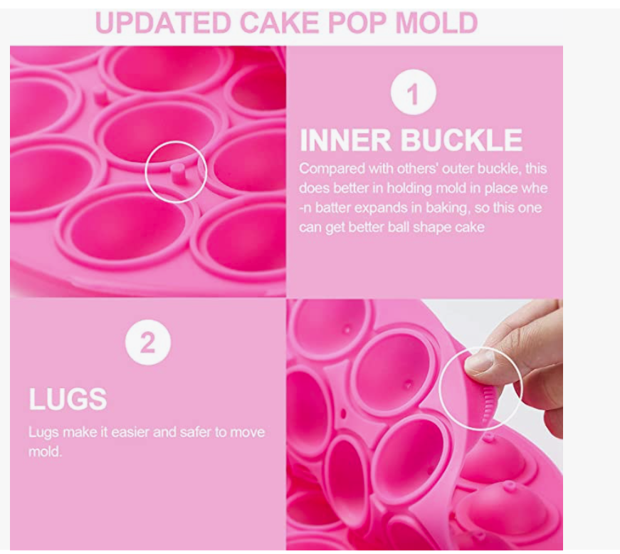 Cake Pop Maker Kit, 529 PCS Cake Pop Sticks and Cake Pop Holder Pink eBay