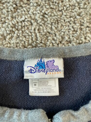 Disney Sweater Youth Medium Gray Sweatshirt Mickey Mouse Theme Park Kids Girls - Picture 6 of 12